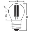 Luminaires Osram E27 2.2 Watt blanc chaud 470 Lumen