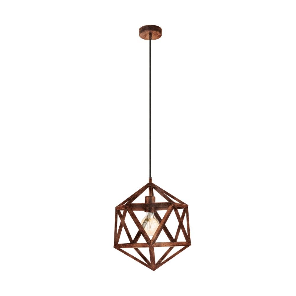 Suspension Eglo EMBLETON Brun foncé, Cuivre, 1 lumière main product photo