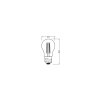 Luminaires Osram E27 LED 4.5 Watt blanc neutre 470 Lumen