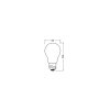 Luminaires Osram E27 LED 2.2 Watt blanc chaud dimmable 250 Lumen