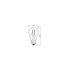 Luminaires Osram E27 LED 2.5 Watt blanc chaud 250 Lumen