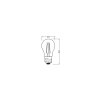 Luminaires Osram E27 LED 2.5 Watt blanc neutre 250 Lumen