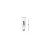 Luminaires Osram E14 40 Watt blanc neutre 470 Lumen