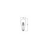 Luminaires Osram E27 LED 4 Watt blanc chaud 470 Lumen