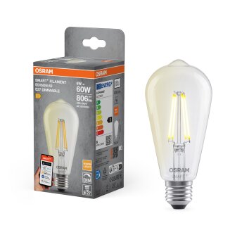 Luminaires Osram E27 LED 5.5 Watt blanc chaud dimmable 806 Lumen