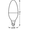 Luminaires Osram E14 4.9 Watt blanc chaud dimmable 470 Lumen