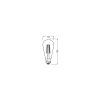 Luminaires Osram E27 LED 7 Watt blanc chaud 806 Lumen