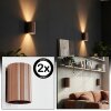 Fonir Luminaire Up & Down, Applique murale Brun, 1 lumière