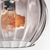 Koyoto Plafonnier, Boule lumineuse Ambre, Clair, Fumé, 4 lumières