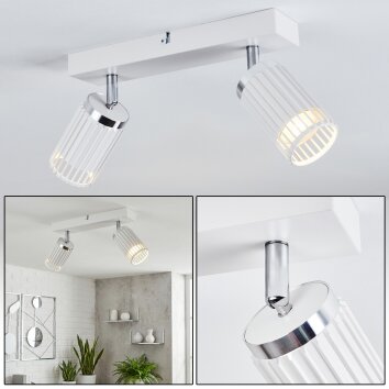 Fenik Plafonnier Blanc, 2 lumières