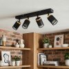 Fenik Plafonnier Noir, 4 lumières
