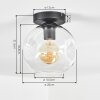 Ripoll Plafonnier, Boule lumineuse Clair, 1 lumière