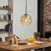 Ripoll Suspension, Boule lumineuse, Suspension Ambre, Clair, 1 lumière