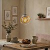 Ripoll Suspension, Boule lumineuse, Suspension Ambre, Clair, 1 lumière