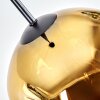 Ripoll Suspension, Boule lumineuse, Suspension Or, Clair, 1 lumière