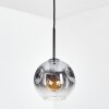 Ripoll Suspension, Boule lumineuse, Suspension Clair, Fumé, 1 lumière