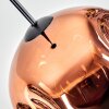 Ripoll Suspension, Boule lumineuse, Suspension Clair, Cuivré, 1 lumière