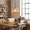 Koyoto Suspension, Boule lumineuse, Suspension Ambre, 1 lumière