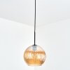 Koyoto Suspension, Boule lumineuse, Suspension Ambre, 1 lumière