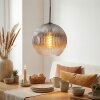 Koyoto Suspension, Boule lumineuse, Suspension Clair, Fumé, 1 lumière