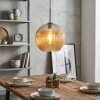 Koyoto Suspension, Boule lumineuse, Suspension Ambre, 1 lumière