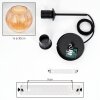 Koyoto Suspension, Boule lumineuse, Suspension Ambre, 1 lumière