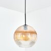 Koyoto Suspension, Boule lumineuse, Suspension Ambre, Clair, 1 lumière