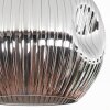 Ripoll Plafonnier, Boule lumineuse Chrome, Fumé, 1 lumière