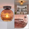 Ripoll Plafonnier, Boule lumineuse Cuivré, 1 lumière