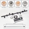 Chehalis Suspension, Boule lumineuse, Suspension Ambre, Fumé, 8 lumières
