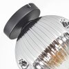Ripoll Plafonnier, Boule lumineuse Clair, Fumé, 1 lumière