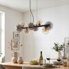 Chehalis Suspension, Boule lumineuse, Suspension Ambre, Clair, Fumé, 8 lumières