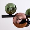 Chehalis Suspension, Boule lumineuse, Suspension Bleu, Vert, Cuivré, 8 lumières