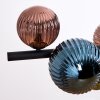 Chehalis Suspension, Boule lumineuse, Suspension Bleu, Vert, Cuivré, 8 lumières
