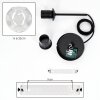 Ripoll Suspension, Boule lumineuse, Suspension Clair, 1 lumière