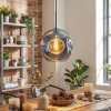Ripoll Suspension, Boule lumineuse, Suspension Bleu, 1 lumière