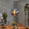 Ripoll Suspension, Boule lumineuse, Suspension Bleu, 1 lumière