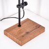 Gaven Lampe de banquier, Lampe de bureau, Lampe à poser Couleur bois, Noir, 1 lumière