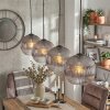 Koyoto Suspension, Boule lumineuse, Suspension Clair, Fumé, 4 lumières