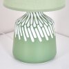 Mirvel Lampe à poser Vert, Blanc, 1 lumière