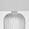 Fonil Lampe à poser Fumée, Transparent, 1 lumière