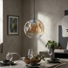 Ripoll Suspension, Boule lumineuse, Suspension Ambre, Clair, 1 lumière