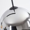Koyoto Suspension, Boule lumineuse, Suspension Ambre, Clair, Fumé, 3 lumières