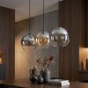 Koyoto Suspension, Boule lumineuse, Suspension Ambre, Clair, Fumé, 3 lumières