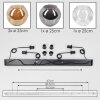 Ripoll Suspension, Boule lumineuse, Suspension Ambre, Clair, Fumé, 4 lumières