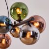 Gastor Suspension, Boule lumineuse, Suspension Bleu, Chrome, Vert, Cuivré, Fumé, 8 lumières