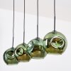 Ripoll Suspension, Boule lumineuse, Suspension Vert, 4 lumières