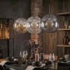 Koyoto Suspension, Boule lumineuse, Suspension 30 cm Ambre, Clair, Fumé, 3 lumières
