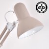 Nurmasuando Lampe de bureau, Lampe à poser LED Sable, Blanc, 1 lumière