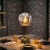 Ripoll Suspension, Boule lumineuse, Suspension Chrome, Clair, Fumé, 1 lumière